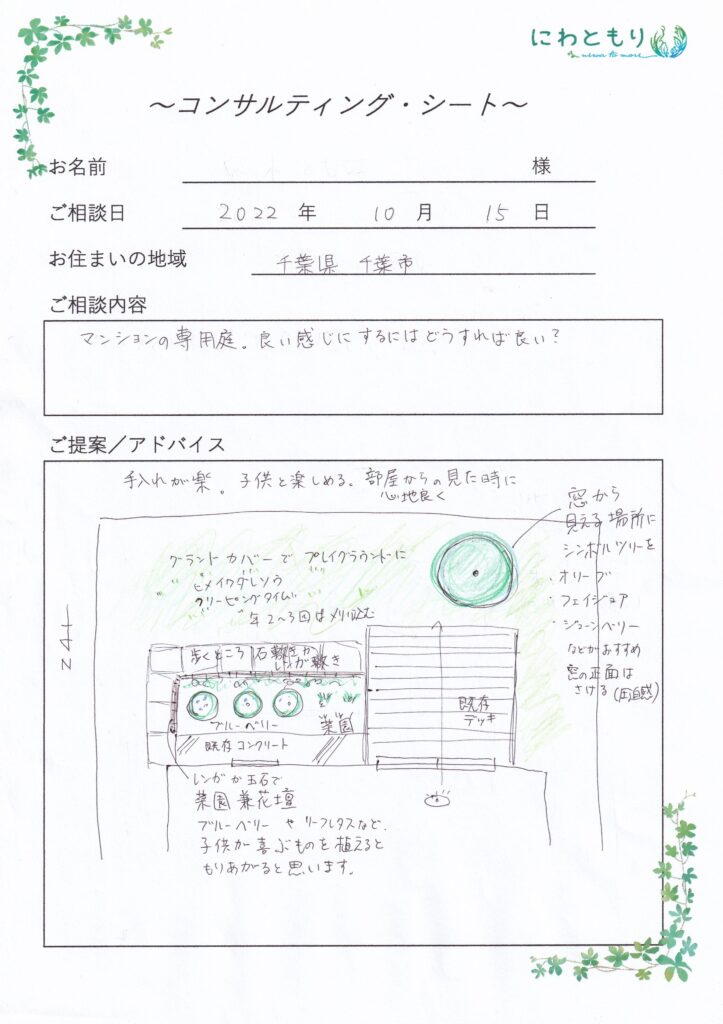 コンサルティング・シート